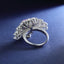SOLID GOLD LAB-GROWN VVS FANCY VIVID PINK DIAMOND & DIAMOND RING (#:SY025P-R)