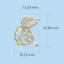 GENUINE YELLOW DIAMOND & DIAMOND EARRINGS (#:EZ012-Y)