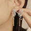 GENUINE YELLOW DIAMOND & DIAMOND EARRINGS (#:EZ019-Y)