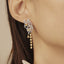 GENUINE YELLOW DIAMOND & DIAMOND EARRINGS (#:EZ019-Y)