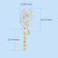 GENUINE YELLOW DIAMOND & DIAMOND EARRINGS (#:EZ019-Y)