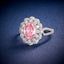 LAB-GROWN PINK DIAMOND & DIAMOND RING(#:LGJZ002-F)
