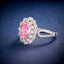 LAB-GROWN PINK DIAMOND & DIAMOND RING(#:LGJZ002-F)