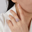 LAB-GROWN PINK DIAMOND & DIAMOND RING(#:LGJZ002-F)