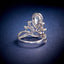 LAB-GROWN BLUE DIAMOND & DIAMOND RING(#:LGJZ003-B)