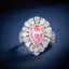 LAB-GROWN PINK DIAMOND & DIAMOND RING(#:LGJZ006-F)