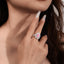 LAB-GROWN PINK DIAMOND & DIAMOND RING(#:LGJZ006-F)