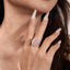 LAB-GROWN PINK DIAMOND & DIAMOND RING(#:LGJZ006-F)