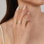 LAB-GROWN YELLOW DIAMOND & DIAMOND RING(#:LGJZ008-Y)