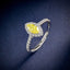 LAB-GROWN YELLOW DIAMOND & DIAMOND RING(#:LGJZ008-Y)