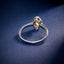 LAB-GROWN YELLOW DIAMOND & DIAMOND RING(#:LGJZ008-Y)