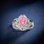 LAB-GROWN PINK DIAMOND & DIAMOND RING(#:LGJZ010-F)