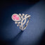 LAB-GROWN PINK DIAMOND & DIAMOND RING(#:LGJZ010-F)