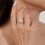 LAB-GROWN PINK DIAMOND & DIAMOND RING(#:LGJZ011-F)