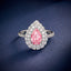 LAB-GROWN PINK DIAMOND & DIAMOND RING(#:LGJZ011-F)