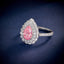 LAB-GROWN PINK DIAMOND & DIAMOND RING(#:LGJZ011-F)