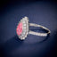 LAB-GROWN PINK DIAMOND & DIAMOND RING(#:LGJZ011-F)