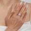 LAB-GROWN PINK DIAMOND & DIAMOND RING(#:LGJZ011-F)
