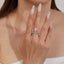 LAB-GROWN PINK DIAMOND & DIAMOND RING(#:LGJZ012-F)