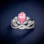 LAB-GROWN PINK DIAMOND & DIAMOND RING(#:LGJZ012-F)