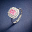 LAB-GROWN PINK DIAMOND & DIAMOND RING(#:LGJZ013-F)