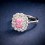 LAB-GROWN PINK DIAMOND & DIAMOND RING(#:LGJZ013-F)