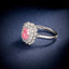 LAB-GROWN PINK DIAMOND & DIAMOND RING(#:LGJZ013-F)
