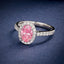 LAB-GROWN PINK DIAMOND & DIAMOND RING(#:LGJZ014-F)