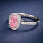 LAB-GROWN PINK DIAMOND & DIAMOND RING(#:LGJZ014-F)