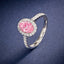 LAB-GROWN PINK DIAMOND & DIAMOND RING(#:LGJZ014-F)