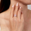 LAB-GROWN PINK DIAMOND & DIAMOND RING(#:LGJZ014-F)