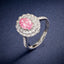 LAB-GROWN PINK DIAMOND & DIAMOND RING(#:LGJZ016-F)
