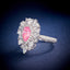 LAB-GROWN PINK DIAMOND & DIAMOND RING(#:LGJZ019-F)
