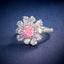 LAB-GROWN PINK DIAMOND & DIAMOND RING(#:LGJZ025-F)