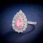 LAB-GROWN PINK DIAMOND & DIAMOND RING(#:LGJZ023-F)