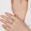 LAB-GROWN PINK DIAMOND & DIAMOND RING(#:LGJZ023-F)