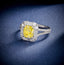 LAB-GROWN YELLOW DIAMOND & DIAMOND RING(#:LGJZ040-Y)