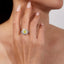 LAB-GROWN YELLOW DIAMOND & DIAMOND RING(#:LGJZ040-Y)