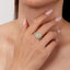 LAB-GROWN YELLOW DIAMOND & DIAMOND RING(#:LGJZ040-Y)
