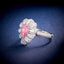 LAB-GROWN PINK DIAMOND & DIAMOND RING(#:LGJZ226-F)