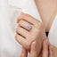 LAB-GROWN PINK DIAMOND & DIAMOND RING(#:LGJZ226-F)