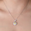 LAB-GROWN YELLOW DIAMOND & DIAMOND NECKLACE(#:LGXL022-Y)