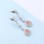 GENUINE PINK DIAMOND & DIAMOND EARRINGS (#:MQED01)
