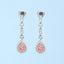 GENUINE PINK DIAMOND & DIAMOND EARRINGS (#:MQED01)