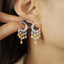 GENUINE 2.71 CTW YELLOW DIAMOND & DIAMOND EARRINGS (#:MQED03)