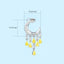 GENUINE 2.71 CTW YELLOW DIAMOND & DIAMOND EARRINGS (#:MQED03)