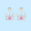 GENUINE PINK DIAMOND & DIAMOND EARRINGS (#:MQED04)