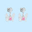 GENUINE PINK DIAMOND & DIAMOND EARRINGS (#:MQED04)