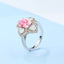 GENUINE PINK DIAMOND & DIAMOND RING (#:MQJZ02)