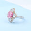 GENUINE PINK DIAMOND & DIAMOND RING (#:MQJZ02)